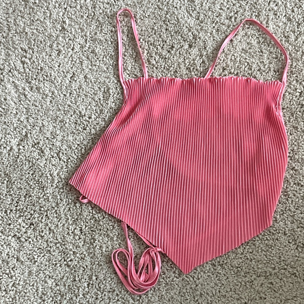 Princess Polly Pink Striped Tank Top